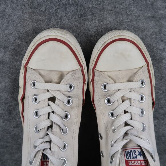 Converse Shoes Womens 7 Casual Sneakers All Star Trainers Classic Canvas White - Picture 8 of 11